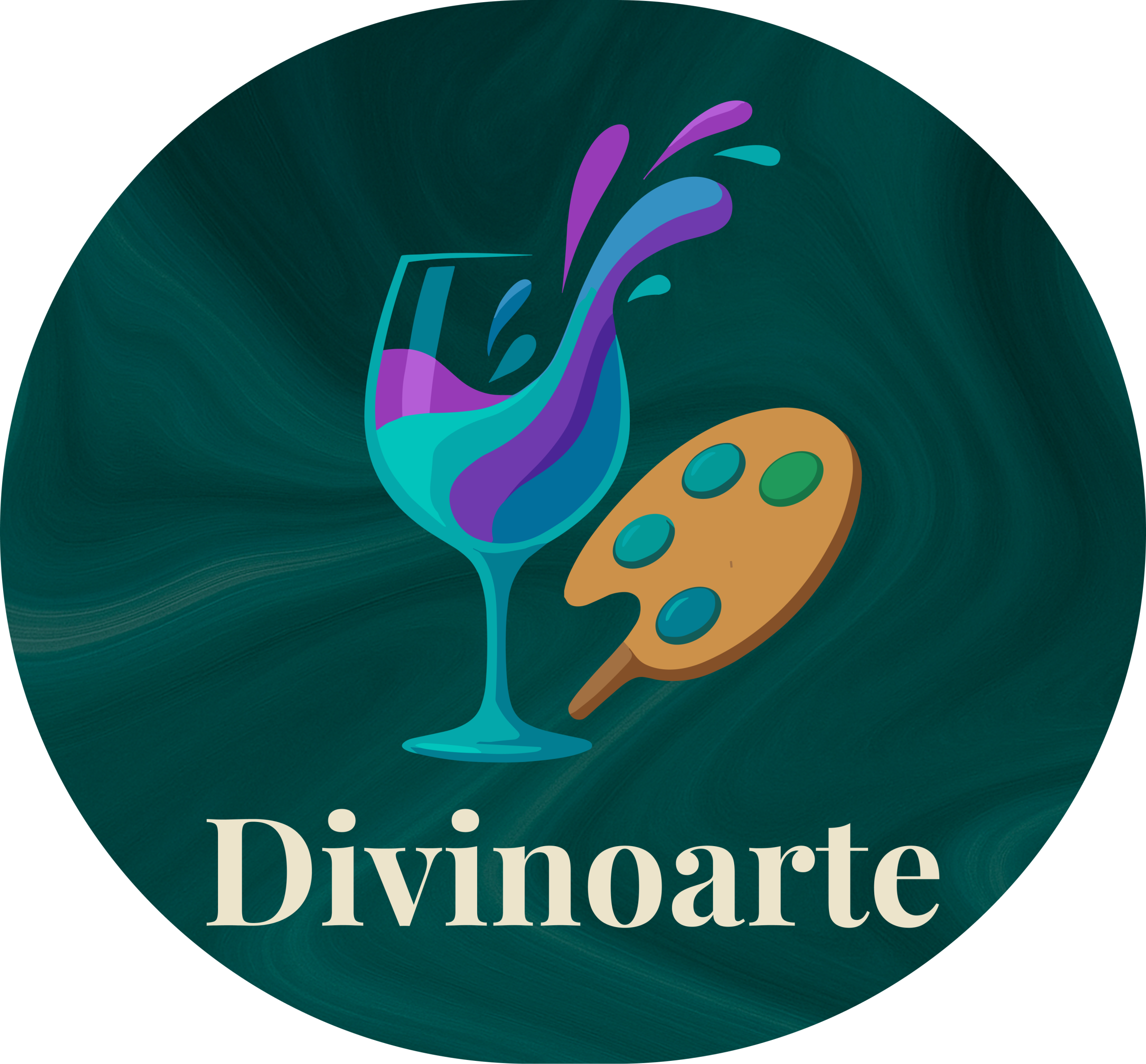 Logotipo de la academia de arte Divinoarte en Madrid