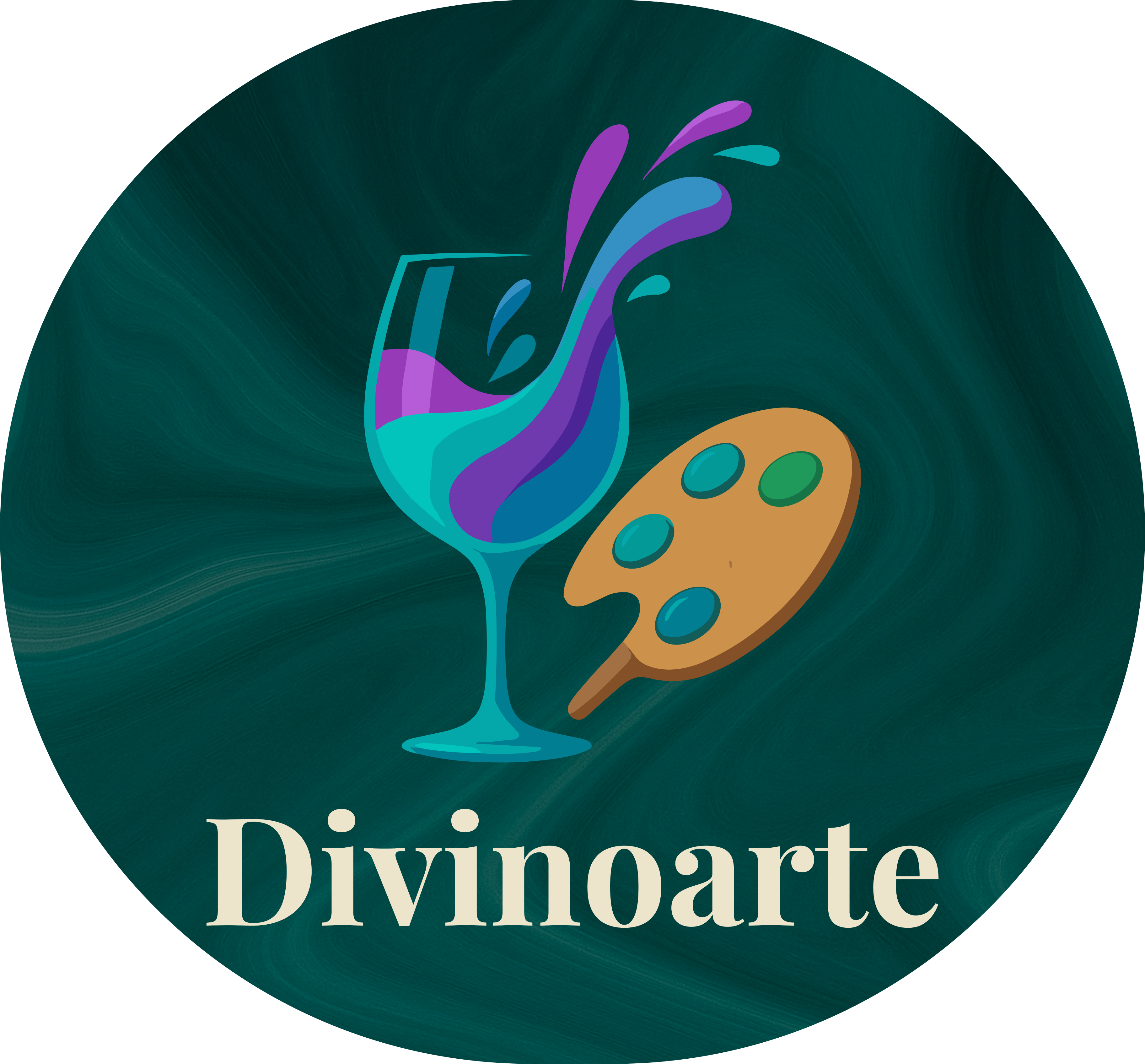 Logotipo de la academia de arte Divinoarte en Madrid